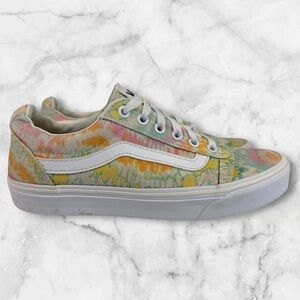Women’s Vans Ward Psychedelic tie dye sneakers size 7.5